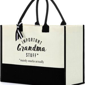 Canvas Tote Bag Large Capacity Eco-Friendly Reusable Shopping Gift